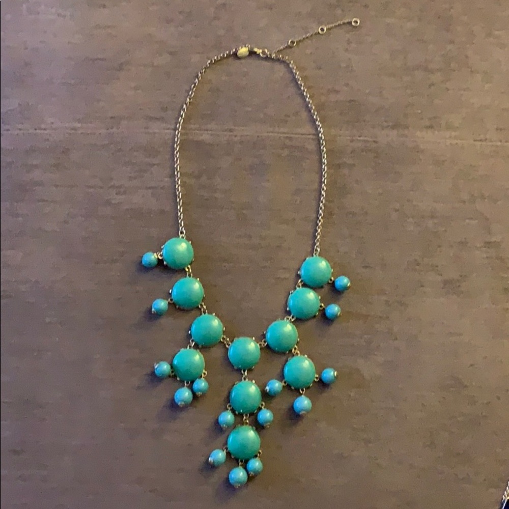 Turquoise Bubble Statement Necklace